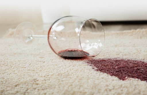 stain removal from carpet in Hucknall